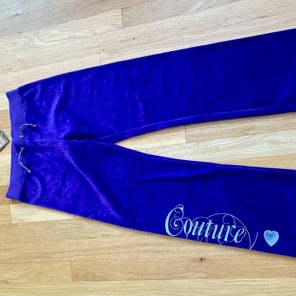 Juicy couture track pants ; children size XL ( 12-14)